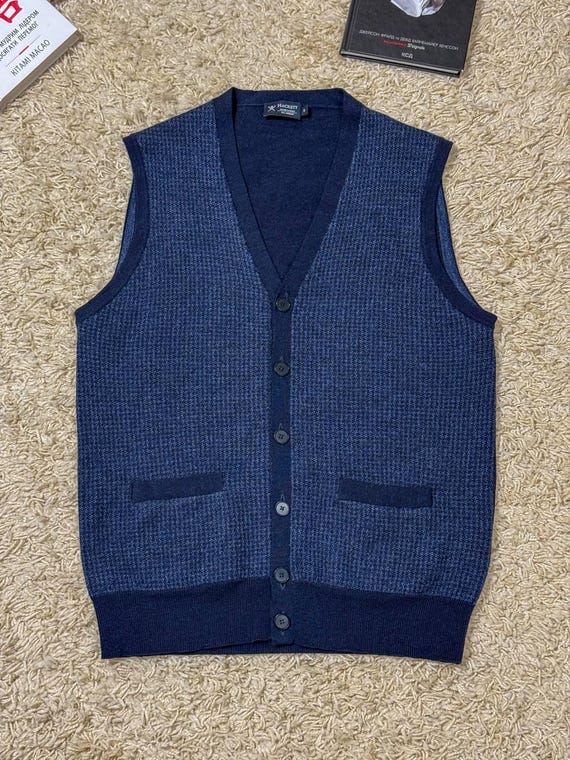 HACKETT オリーブグリーン キルティングベスト M - メルカリ