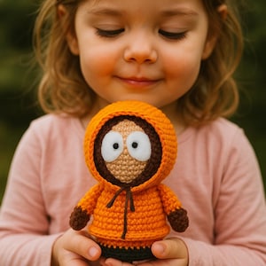 Kenny McCormick Crochet Pattern: South Park Amigurumi (PDF Pattern