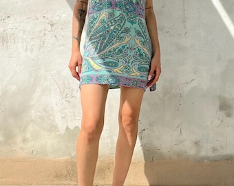 Mini dress with paillettes