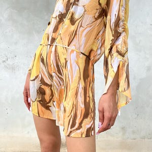 Vintage summer patterned shirt