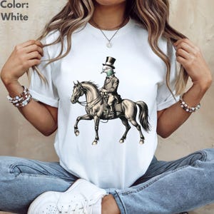 Funny Pigeon Riding on Horse Shirt, Pigeon Shirt, Pigeon Print, Pigeon Lover Gift, Bird Lover Tshirt, Funny Pigeon Gift, Funny Bird Shirt