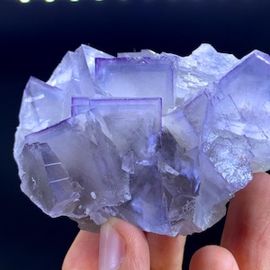 Cubic Purple Fluorite Specimen From Pakistan 230 Gram