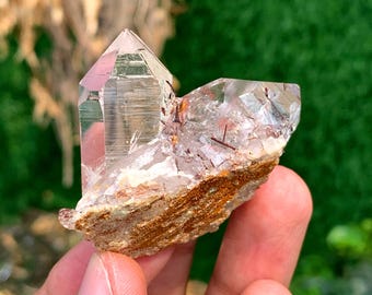 パキスタン産、77グラムのユニークな緑泥石水晶標本 - Etsy 日本