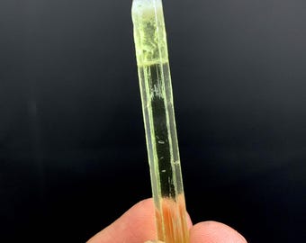 天然イエローヘリオドールベリルクリスタル：パキスタン産宝石（35.85