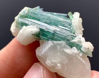ブルーインディコライトトルマリン結晶：アフガニスタン産原石、32.15