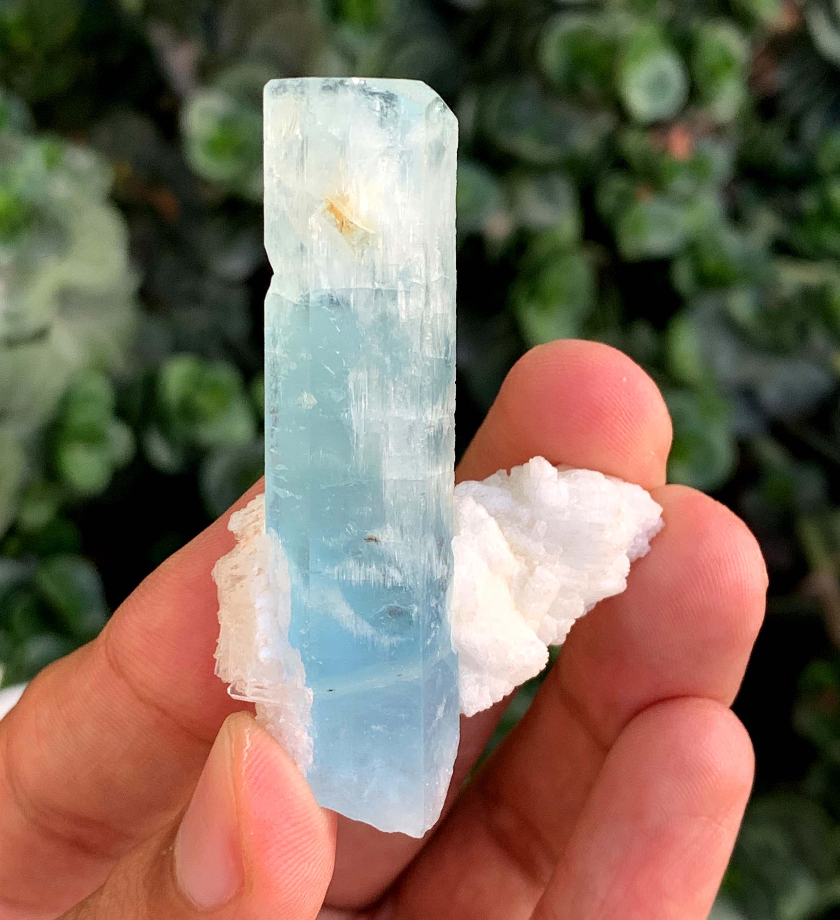 パキスタン産アルバイトブルーアクアマリンクリスタル 25グラム - Etsy