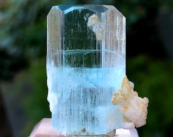 Transparent Blue Aquamarine Crystal from Pakistan15 Gram