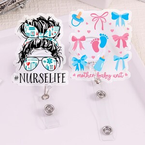 Zabawny klips z identyfikatorem pielęgniarki dziecięcej, uroczy prezent dla pielęgniarki pediatrycznej, identyfikator pracownika medycznego, identyfikator pielęgniarki chirurgicznej, wyjątkowy prezent dla pielęgniarek