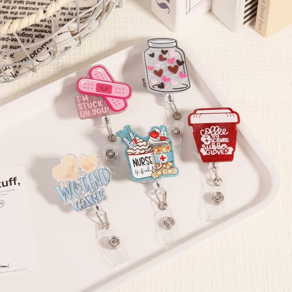 Healthcare Badge Reels Coffee