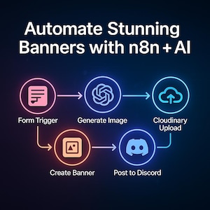 AI Social Media Banner Automation | n8n Workflow | Auto Generate Event Banners for Discord & Instagram