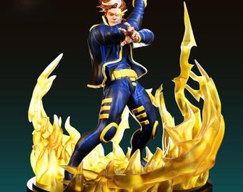 Nate Gray STL-bestand | Marvel X-Men 3D-printfiguur | Digitale STL-download met hoge details