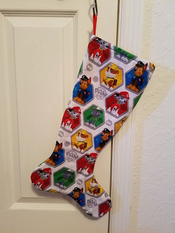 Paw Patrol Theme Christmas Stocking
