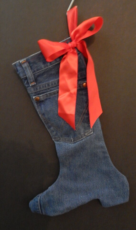Wrangler Jeans Boot Christmas Stocking