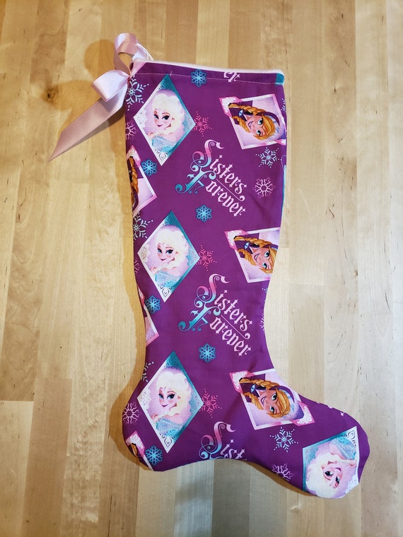 Anna & Elsa (Sisters Forever) Frozen Theme Christmas Stocking