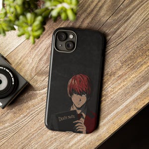 Death Note, Light Yagami Handyhülle, Anime Handyhülle, Tough Cases for Fans, Einzigartiges Geschenk für Anime-Liebhaber, Geburtstags- oder Weihnachtsgeschenk