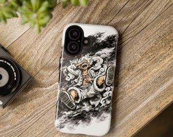 One Piece Luffy Anime Phone Case Gear 5 (iPhone 17-12, Samsung, Pixel)