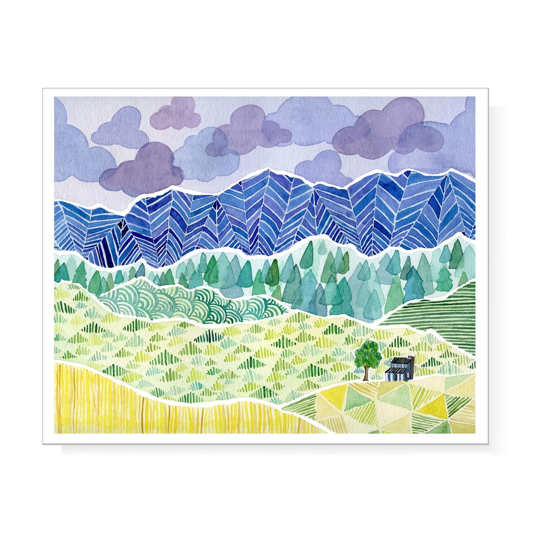 Appalachian Mountains Print - Etsy