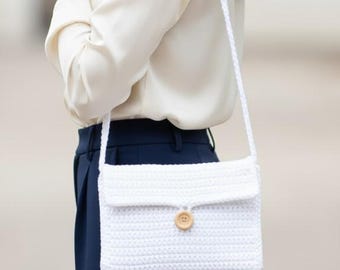 Tutorial em PDF para modelo de carteira de crochê clássica para iniciantes avançados (termos americanos e britânicos).