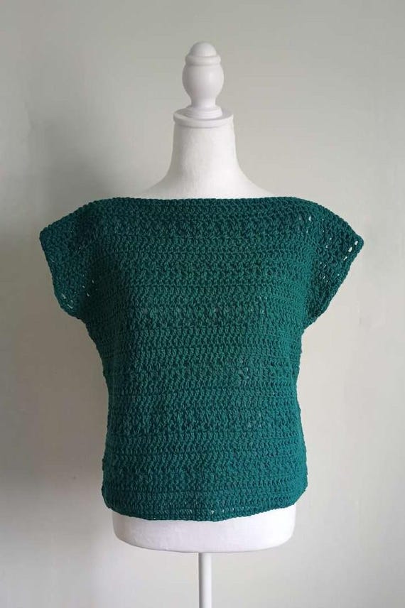 Easy Crochet Summer Top Pattern – Polished Two-Panel Top, PDF, S–5XL, US & UK Terms