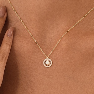 Collana minimalista in opale, collana in argento sterling 925, ciondolo in opale bianco, collana per tutti i giorni, regali per damigelle d'onore per lei, regali di Natale