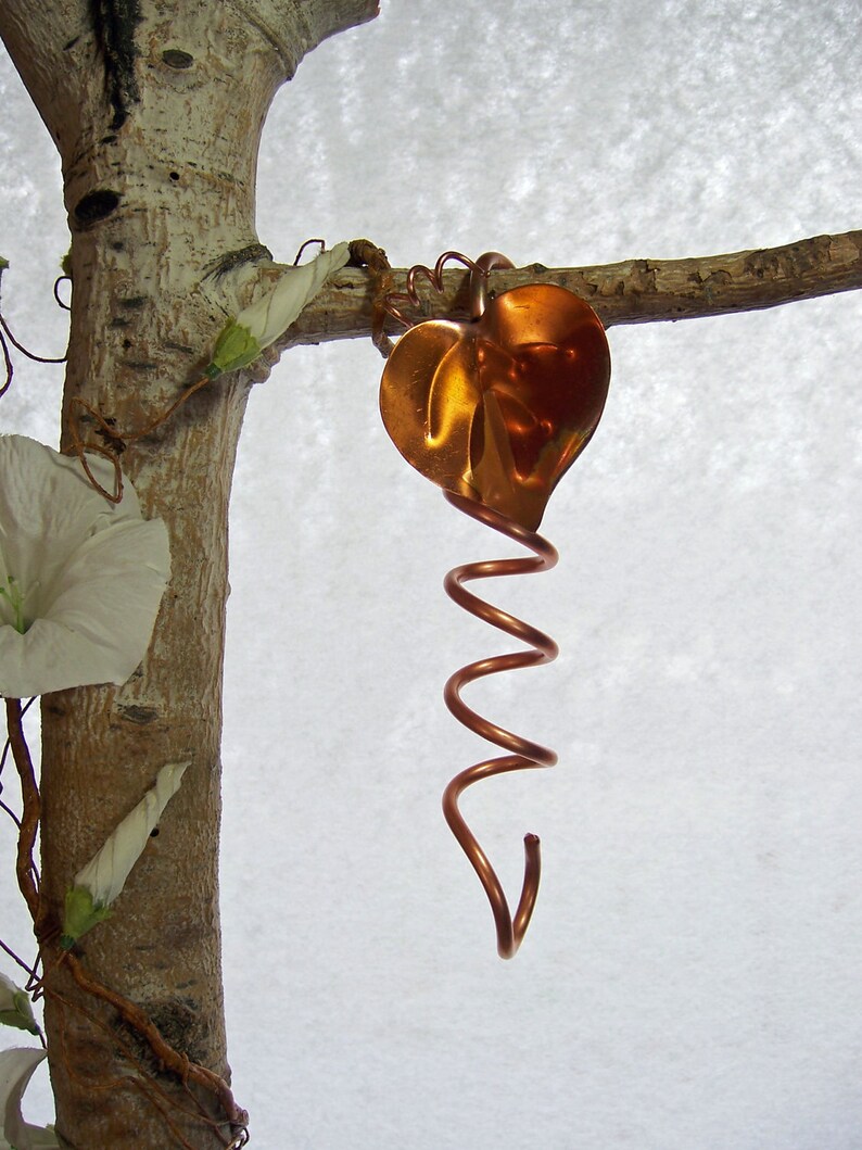 Hummingbird Feeder Hook Hook Extender 6 Inch Copper Spiral Etsy