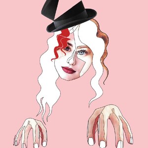 Tori Amos | Original Wall Art | Abstract Portrait | Art Print | Music Lovers | Tori Amos Fan Art