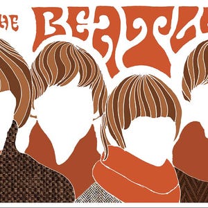The Beatles | Poster | Wall Art | Groovy | Music Lovers | Poster Print | Beatles Fans
