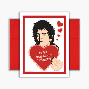 Carte Saint-Valentin Lou Reed | Musique | Saint-Valentin en musique | Rock'n'roll | Carte super cool | Paroles | Velvet Underground | Carte A2