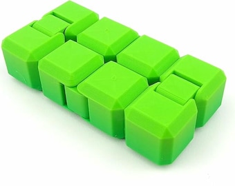 3D Printed Infinity Cube Fidget Toy – Stress Relief Desk Toy – Sensory Fidget – Anxiety Relief Gift – Smooth Click Fidget
