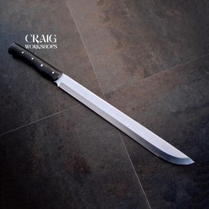 Machete de supervivencia estilo Tanto japonés de espiga completa de acero de alto carbono 6150 hecho a medida, cuchillo corto con funda de cuero, el mejor regalo para hombres.