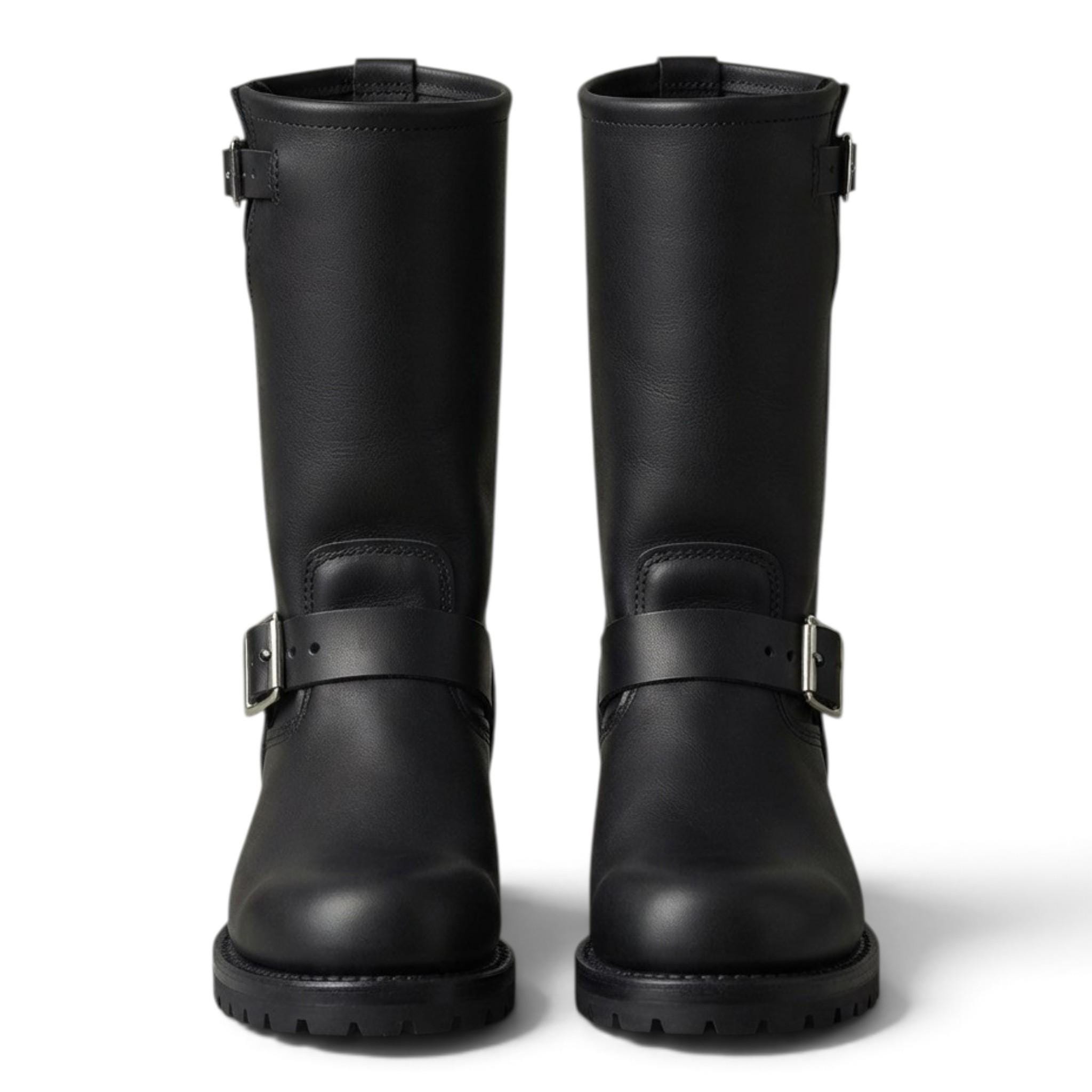 Vintage Engineer Boots Black 9 - Etsy