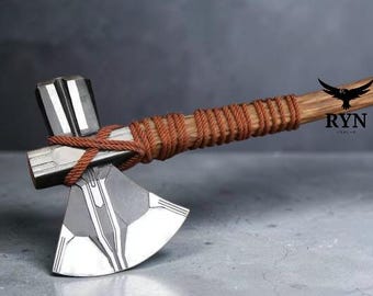 Stormbreaker Axe Hand Forged Stormbreaker Avengers Ax Thor's Hammer Asgardian Cosplay