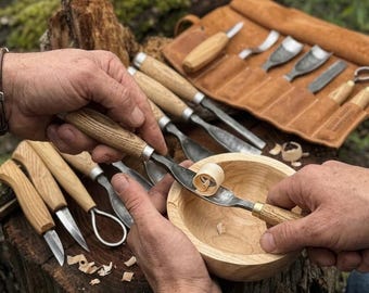 Wood Carving Tool Set – Whittling Kit for Beginners & Professionals, Engraving  Sculpting Tools