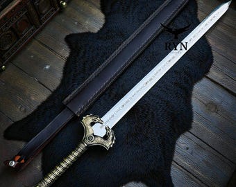 Handmade God killer Wonder Woman Sword With Leather Cover