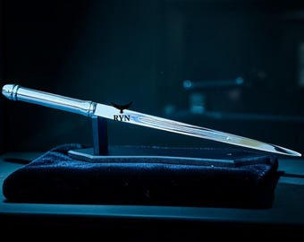 Angel Blade Sword with Stand Supernatural Inspired Dagger Archangel Knife | Gothic Decor