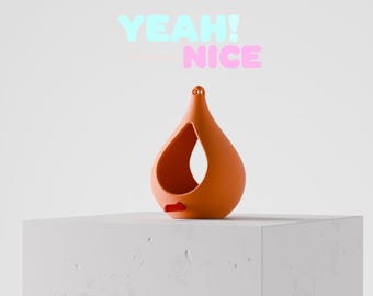 Vogelfutterhaus / Vogelhaus für den Garten - Tropfenform - nachhaltig 3D gedruckt aus PLA