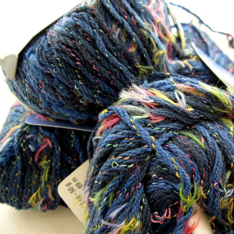 Cliche by Berroco Multitextured Cotton Novelty Fashion Yarn Etsy