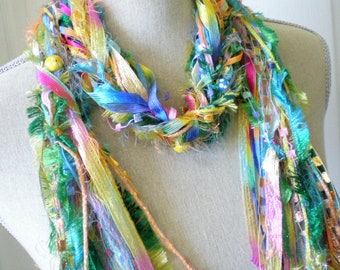 Women Knot Fashion Scarf with Beads - Choice of Colors