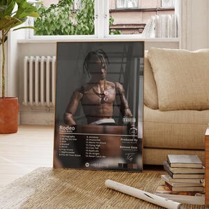 Travis Scott Album Poster, Rodeo Poster