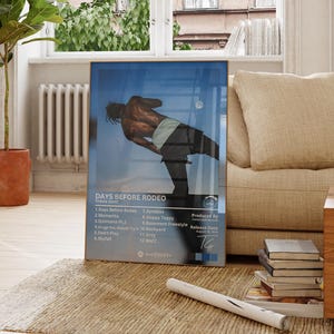 Travis Scott Album Poster, Days Before Rodeo Digital Print