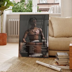 Travis Scott Album Poster, Rodeo Digital Print