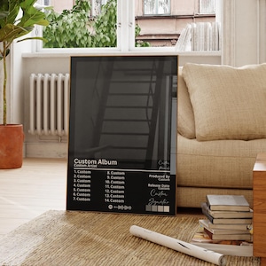 Individuelles digitales Album-Poster - Wählen Sie Ihren Lieblings-Digital-Album-Druck