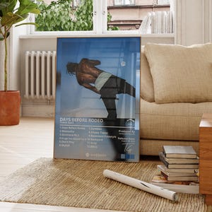 Travis Scott Album Poster, DAYS BEFORE RODEO Poster