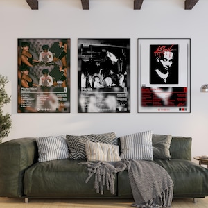 Playboi Carti-albumbundelposter, Whole Lotta Red, Playboi Carti, die Lit-albumafdruk