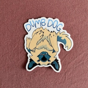 Dumb Dog 2.5&quot; Sticker