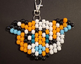 Custom Kandi Bead Fursona Keychain/Badge
