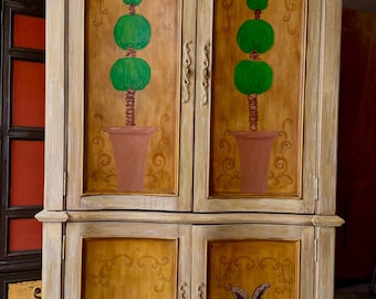 One of a Kind! French Inspired Bunny Armoire