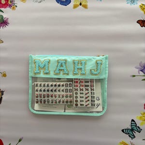 Mini Mahjong Travel Set - Mint Green