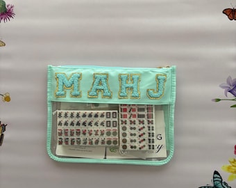 Mini Mahjong Travel Set - Mint Green