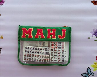 Mini Mahjong Travel Set - Green